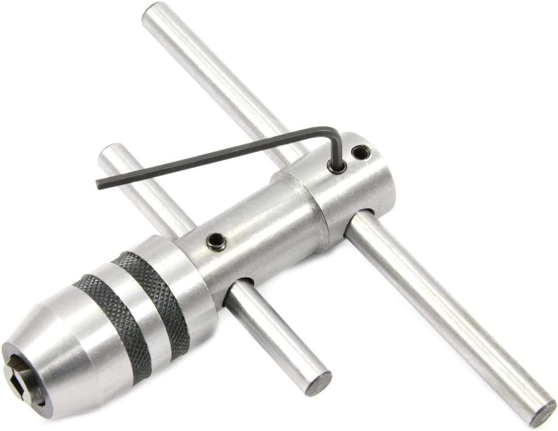 T Type Tap Wrench Pilot Spindle Set of 2 Piece 1/16" to 1/4" & 1/4" to 1/2" I Tapping -Threading - Reaming I Made In India