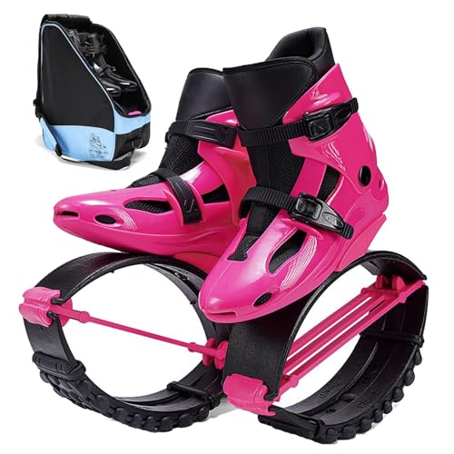 Jumps Botas Zapatillas De Rebote Rosa For Entrenamiento Deportivo Y Fitness, Tallas 30-32 33-35 36-38 UE Zapatillas Moon For Correr Y Saltar(S 30-32EU)