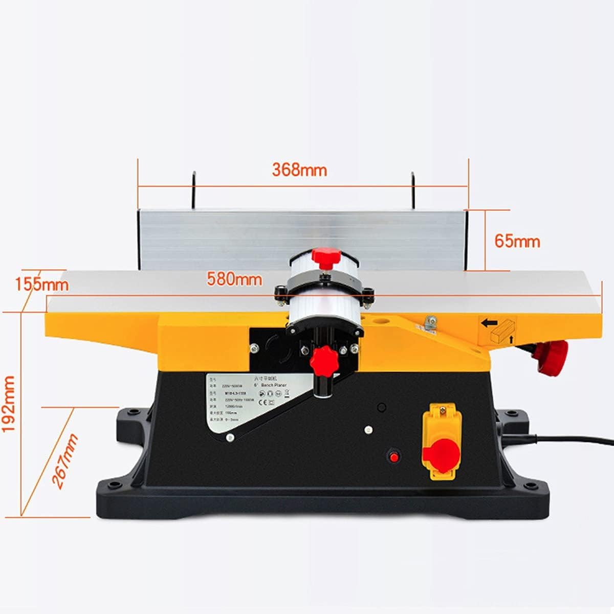 BymaDe Pialla per legno, 1800 W 12000 giri/min per gli appassionati di lavorazione del legno