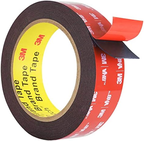 Double Sided Tape Heavy Duty, Adhesive Mounting Tape Waterproof, 16.4 FT x 0.94 in, Strong Foam Tape for Walls, Automotive, Home Office Decor