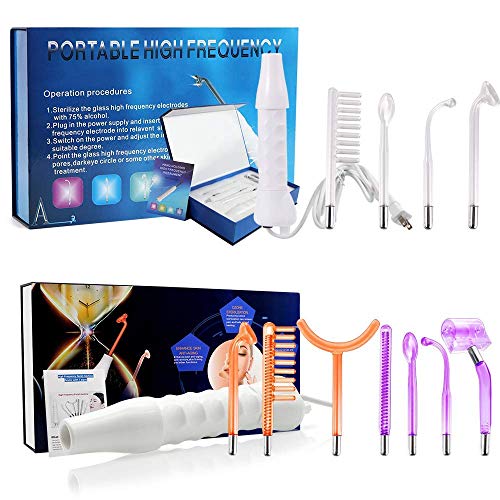 High Frequency Machine, APREUTY Portable Handheld High Frequency Skin Tightening Acne Spot Wrinkles Remover Beauty Therapy Puffy Eyes Body Care Facial Machine