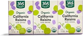365 by Whole Foods Market, Organic Raisins 6 Count, 1 Ounce