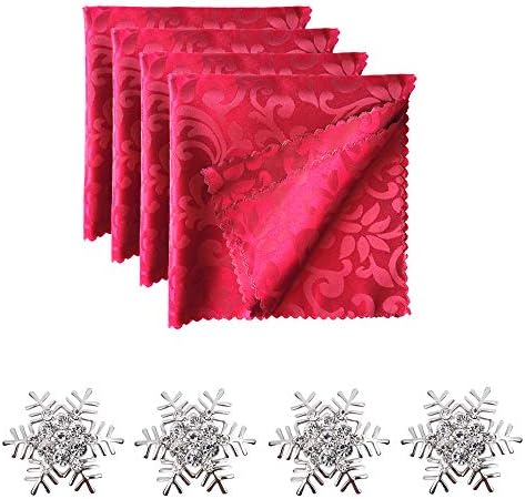 Aisszhao Black Napkins Cloth-Table Napkin Dinner Cloth Napkins Dinner Napkins Durable Hotel Quality Table Cloth,Christmas Dining Decoration for Home,Wedding,Hotel,Banquet Parties,Xmas Events