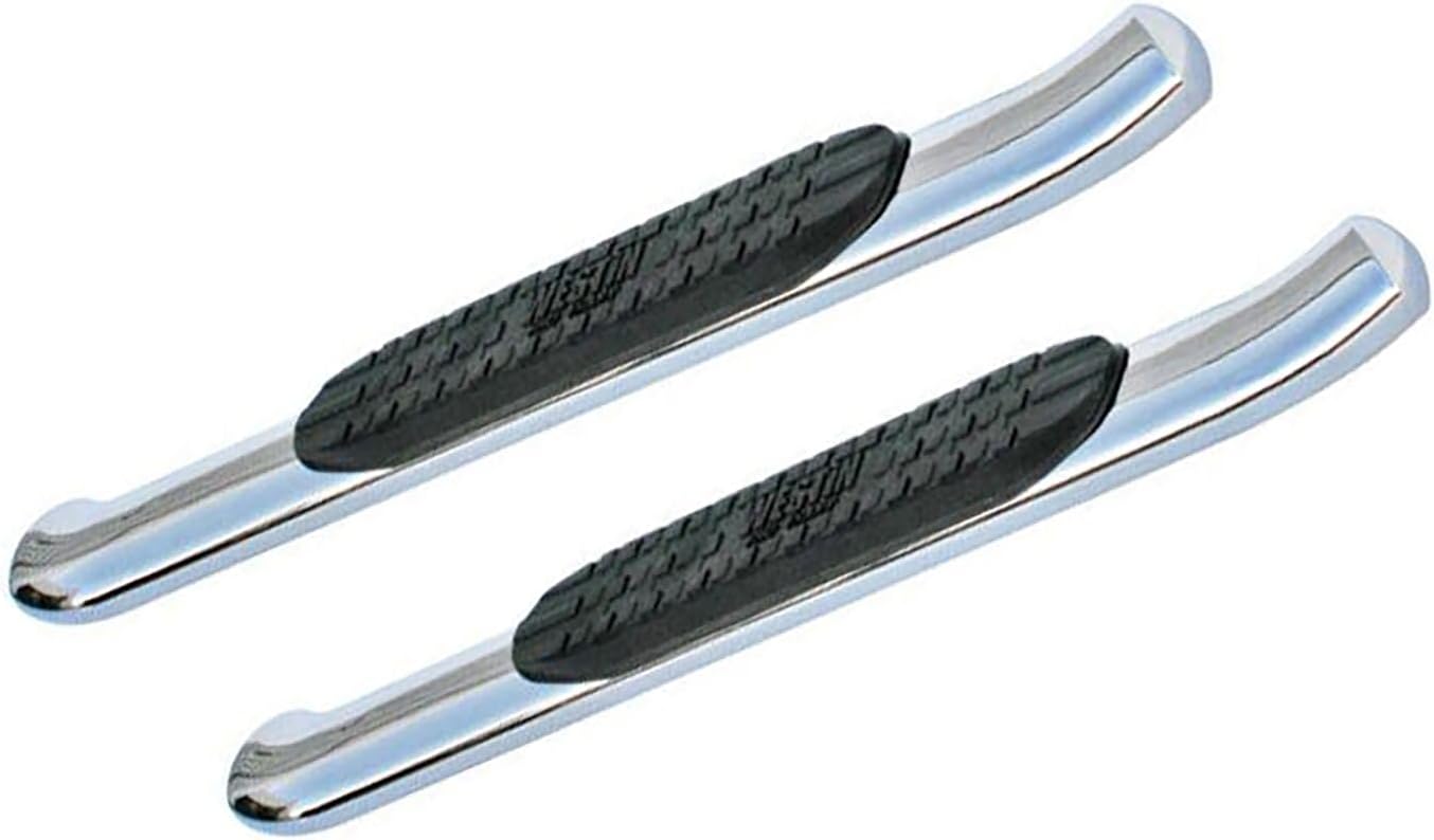 Westin 21-23840 PRO TRAXX 4 Oval Nerf Bars fits 2015-2019 Silverado Sierra 2500 3500 Standard Cab Diesel (Rocker Mount) Polished Pair