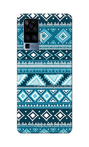 Image of PRINTFIDAA Coloured Tribal Pattern Hard Back Cover for Vivo X50 Pro (6.56 inch) Back Cover -(P6) KAT1008