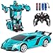 Vubkkty Transformator Spielzeug, Ferngesteuertes Auto für Kinder ab 6 7 8 9 10 Jahre, 2.4GHz Fernbedienung Zwei-in-Eins Transformator RC Auto, Spielzeugauto für Jungen und Mädchen