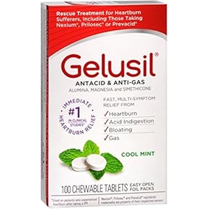 Antacid/Anti-Gas Tablets Cool Mint, 100 Tablets (Pack of 8)