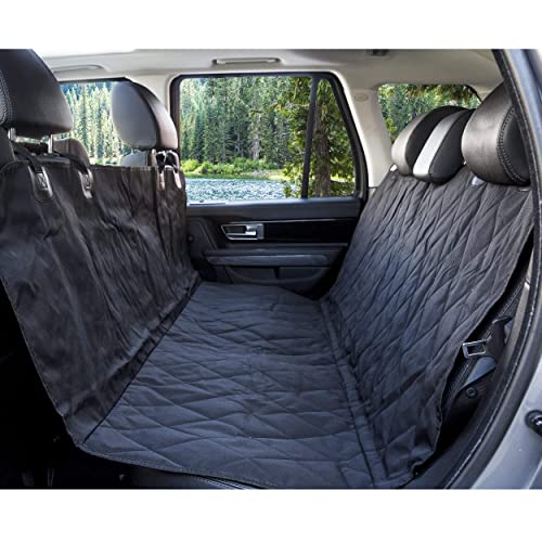 Barksbar Pet Car Seat Cover With Seat Anchors For Cars, Trucks And Suv's, Water Proof And Non-Slip Backing Regular, Black #TOP1