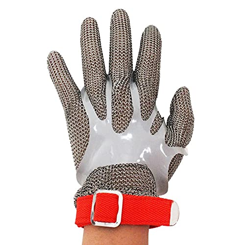 DBMGB Gants Résistants Aux Coupures de Niveau 5, Gants Anti-coupures en Acier Inoxydable Qualité Alimentaire pour Boucher et Mécanicien, Gants de Protection au Travail Cover