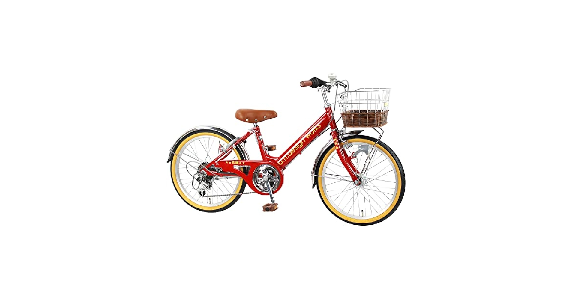 Amazon.co.jp: a.n.design works V246HD レッド 子供用自転車 24