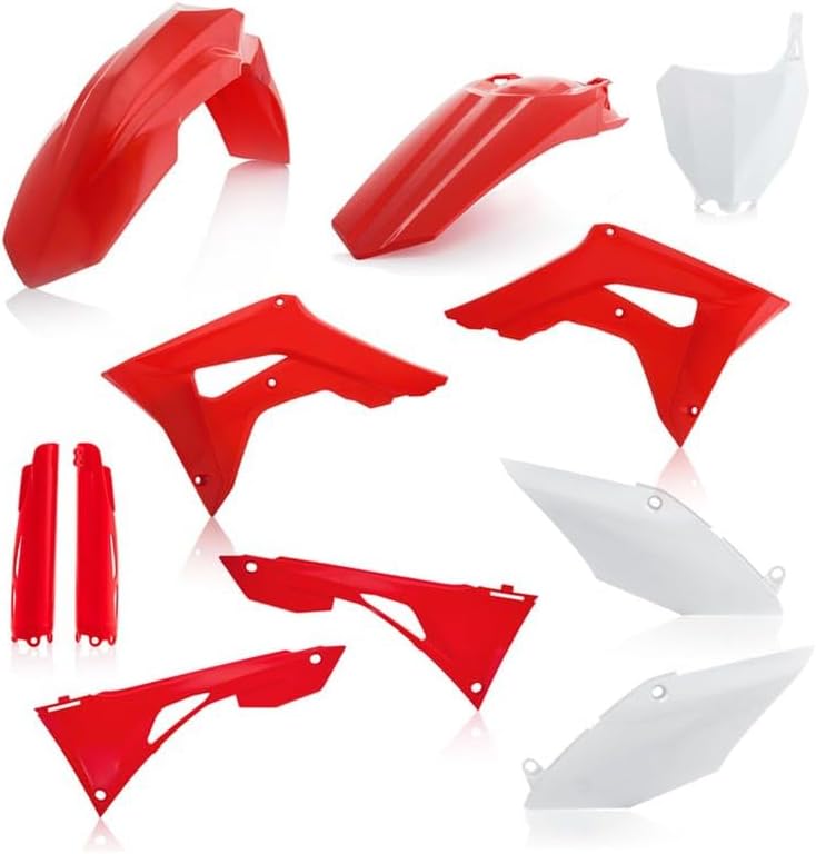 Acerbis Full Plastic Kit – Compatible with Honda CRF250R (19-21), CRF450R (19-20) – 00 cr red
