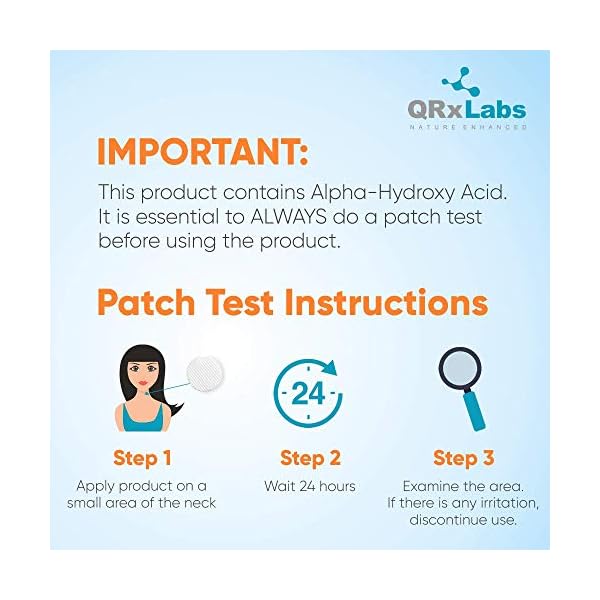 Glycolic-Acid-20-Resurfacing-Pads-for-Face-Body-with-Vitamins-B5-C-E-Green-Tea-Calendula-Allantoin-Exfoliates-Surface-Skin-and-Reduces-Fine-Lines-and-Wrinkles-Peel-Pads QRxLabs Glycolic Acid 20% Resurfacing Pads for Face & Body with Vitamins B5, C & E, Green Tea, Calendula, Allantoin - Exfoliates Surface Skin and Reduces Fine Lines and Wrinkles - Peel Pads