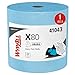 Produktbild Wypall X80-Tücher 8347  1 Großrolle mit 475 blauen, 1-lagigen Tüchern, 12.50" x 13.40"