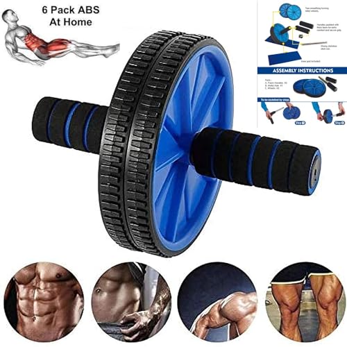 Image of Instafit AB Roller Wheel for Men and Women, Blue