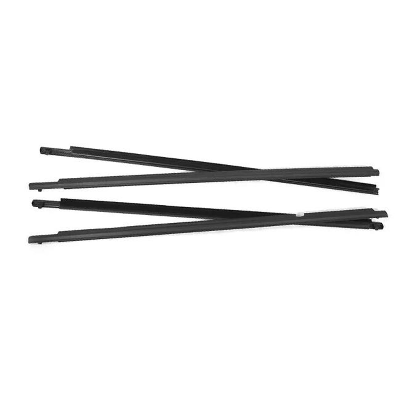 Spamfafghq Black For Toyota For Corolla 2008-2013 4Pcs Window Rubber Weatherstrip Seal Strips Door Moulding Trim Glass 7573012300(Black)