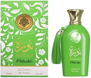 Adyan Norah Pistachio Eau De Parfum For Women 100Ml 3.4Oz - Original Fragrance From Dubai with Top notes of Pistachio, Ice Cream and Bergamot - Best Alternative For Yum Pistachio