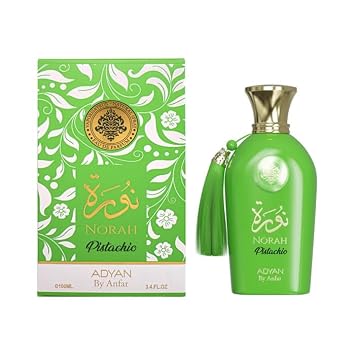 Adyan Norah Pistachio Eau De Parfum For Women 100Ml 3.4Oz - Original Fragrance From Dubai with Top notes of Pistachio, Ice Cream and Bergamot - Best Alternative For Yum Pistachio