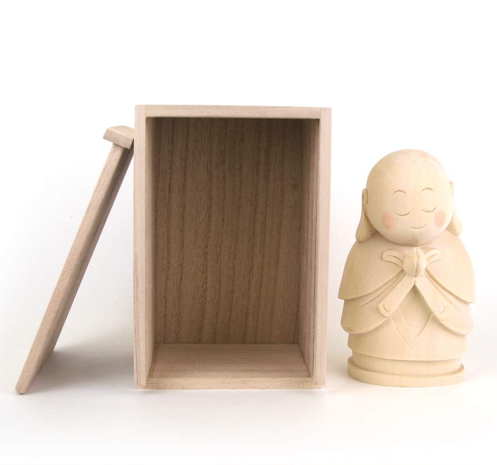 栗田こだわり仏像 菩薩 お地蔵さん（総高15cm、幅9.5 栗田こだわり仏像