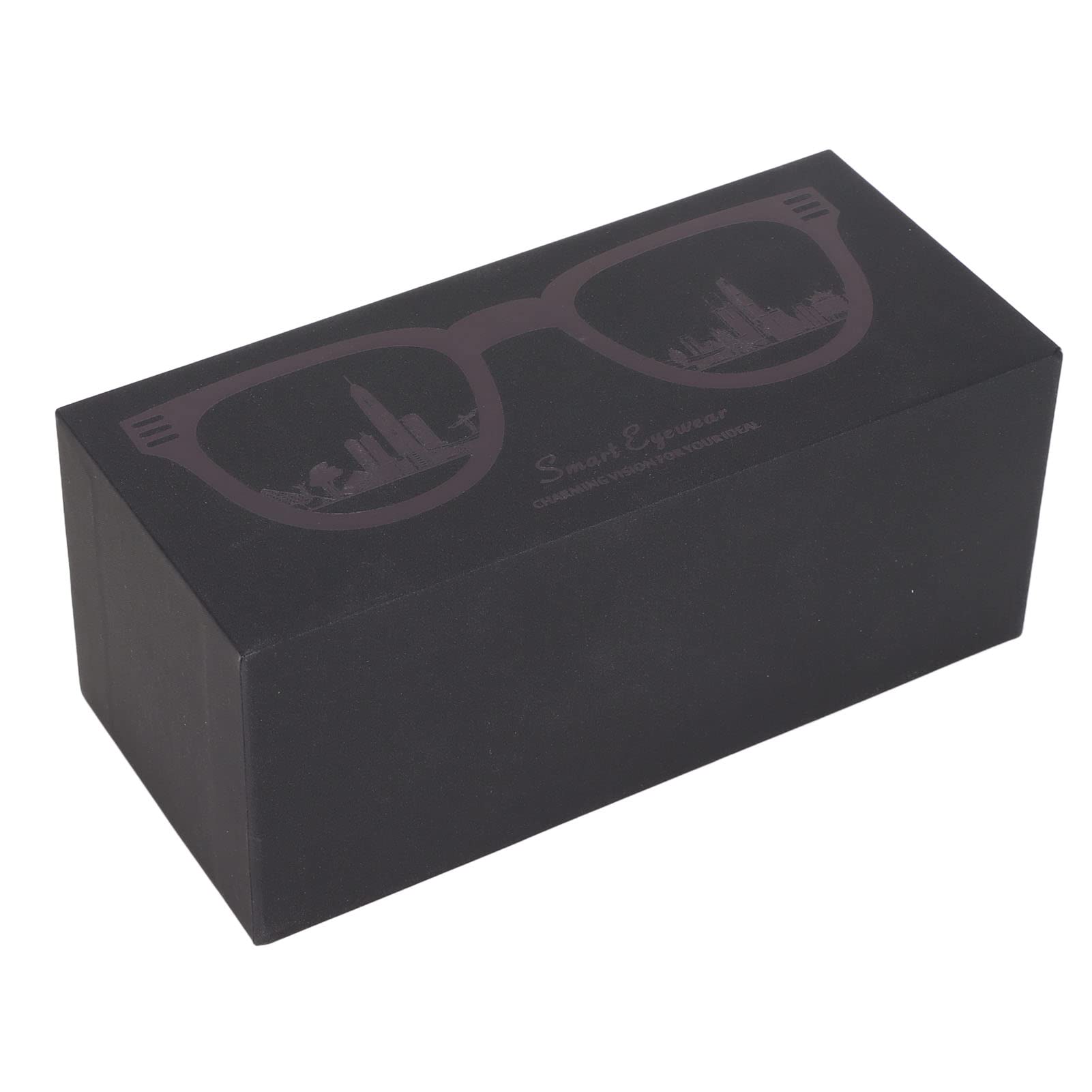 ASHATA Lunettes Bluetooth, Lunettes de étanches IP65, Lunettes de Musique sans Fil à Commande Tactile électronique avec écouteurs à Moitié Ouverts pour Les Jeux, Les Réunions, Les