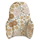 Yeah Baby Goods Wipeable Cushion Cover (Golden Girl) - Compatible with The IKEA Antilop Highchair - Soft, Waterproof Baby High Chair Cover