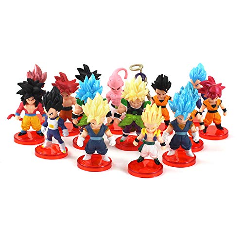 Dragon Ball Z 16-Piece Action Figure Set, 3-Inch Collectibles For Cake Toppers & Party Favors #TOP6