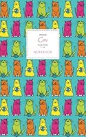 Cats Notebook - Ruled Pages - 5x8 - Premium: (Turquoise Edition) Fun notebook 96 ruled/lined pages (5x8 inches / 12.7x20.3cm / Junior Legal Pad / Nearly A5) 1723081787 Book Cover
