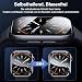Uluck 8 Stück Schutzfolie Kompatibel mit Apple Watch SE 3 /SE2 /SE/Series 6/5/ 4 40mm, mit Auto-Ausrichtungskit, Einfache Installation,Selbstheilungs... Blasenfreie, Wasserdicht, Kratzfest