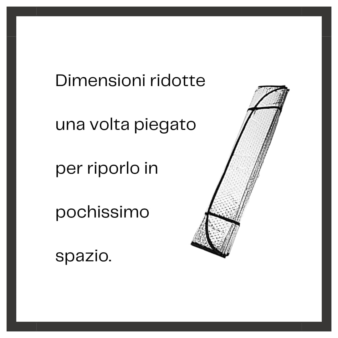 Parasole Auto-accessori auto interni-pieghevole -riflettente-contro raggi UV-130X65 cm