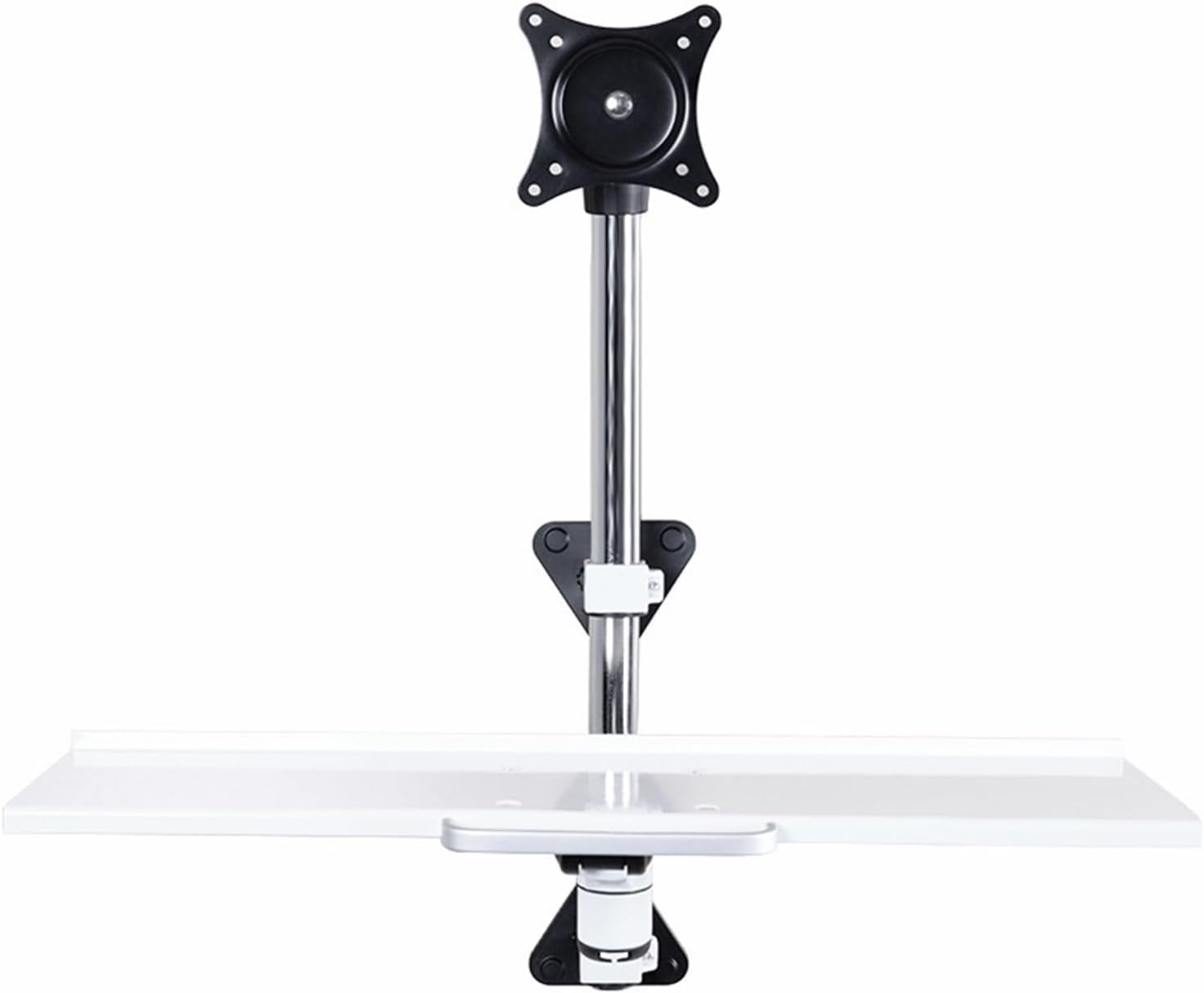 Wall-mounted bracket with keyboard tray, standing office monitor , industrial computer style WS08A