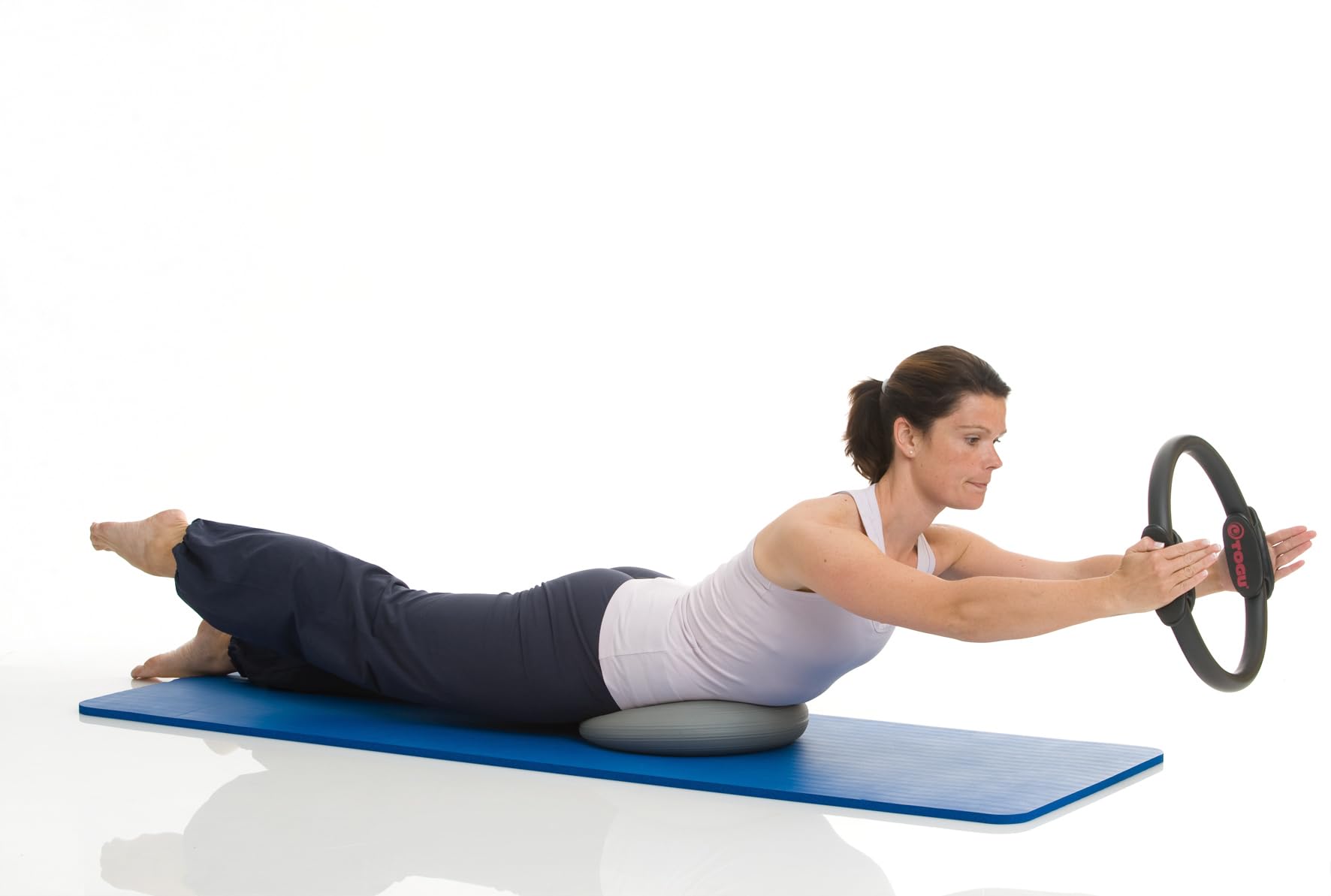 Togu Pilates Circle Premium, Schwarz, ca. 40 cm Durchmesser