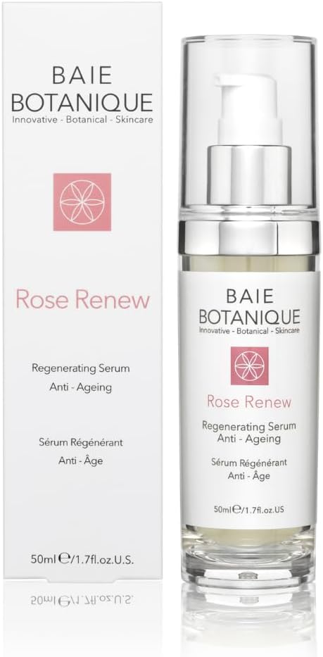 Baie Botanique - Rose Renew Hyaluronic Acid Serum - Replenishes, Smooths Fine Lines & Plumps Skin - Regenerating Serum - Anti-Ageing - Ideal For Normal to Dry Skin Types - 50ml