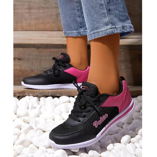 Bowling Shoes Women Orthopedic Bowling Shoes Breathable Lightweight Sneakers Comfortable Soft Soles Mesh Athletic Slip on Sneakers2