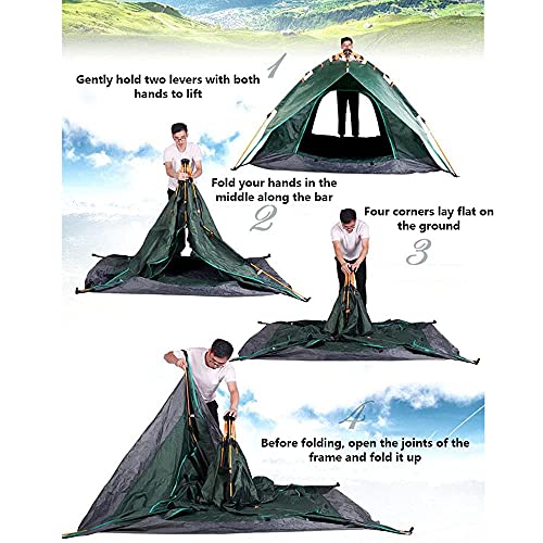 Carpa instantánea GeRRiT para camping familiar 2-4 personas miniatura 6