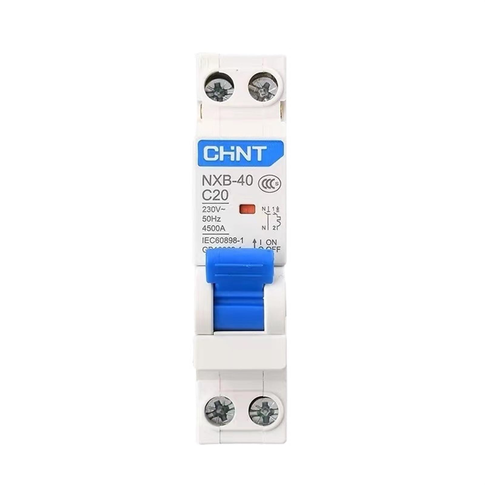 Disyuntor de fuga RCBO NXBLE-40 1P+N de 40A y 220V para protección magnetotérmica doméstica 3
