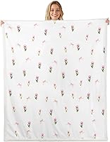 Vista 16 de Manfei Manta de vellón con diseño de mariposas florales en acuarela, manta acogedora para cama, sofá, decoración de habitación de niños, niñas