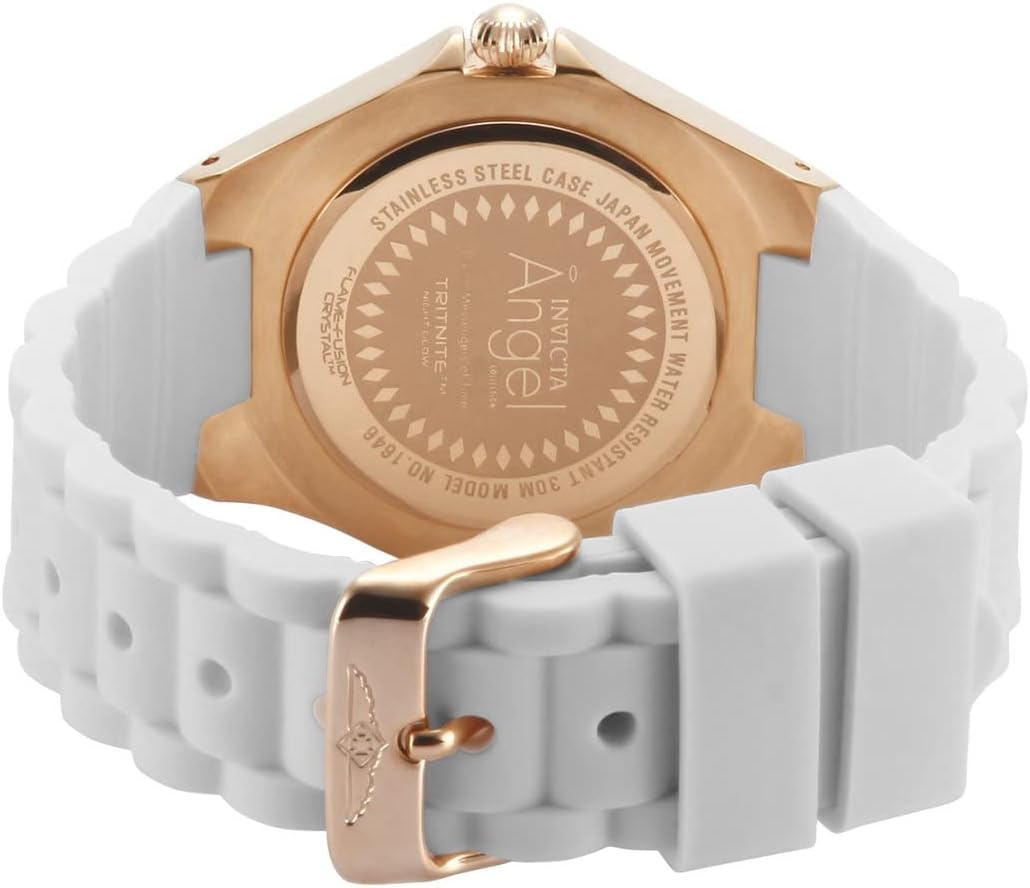 Invicta Women's 1644 Angel Jelly Fish Crystal Accented White Dial Watch - Image 3