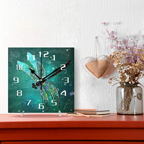 Seulife Wall Clock Abstract Dragonfly Animal, Silent Non Ticking Clock For Kitchen Living Room Bedroom Home Artwork Gift #TOP1