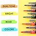 Grabie 20 Dual Tip Colors Highlighters, DuoMark Highlighter Set of 10, Dual Tone Highlighters Assorted Colors, Versatile Chisel Tip, Highlighter Markers, Note-taking