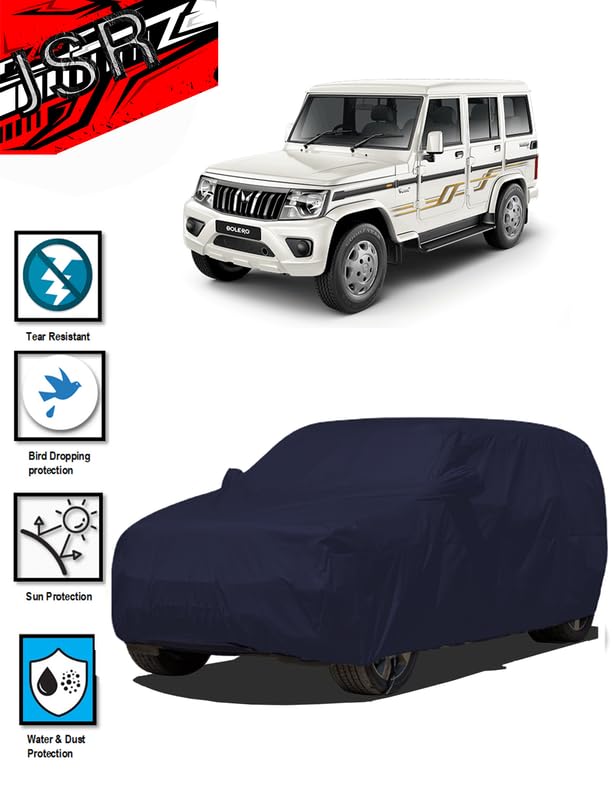 Image of J S R Waterproof Body Car Cover for Mahindra Bolero