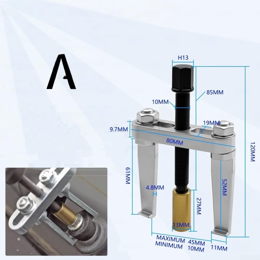 Set di 6 estrattori per braccio tergicristallo in acciaio al cromo vanadio, strumenti per la rimozione dei tergicristalli con scatola, compatibili con Opel, BMW, Mercedes, Ford e Honda