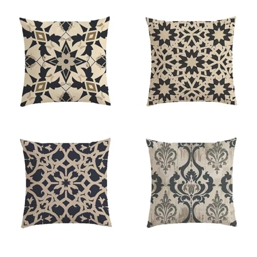 Housse coussin 60x60cm imperméable et résistante pour banquette extérieure - 2