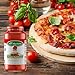 La San Marzano Tomato Basil Sauce, 24 oz, Pasta Sauce Made in Italy, All Purpose Tomato Premium Quality, All Natural, Mediterranean Diet, Non GMO, Vegan, Gluten Free