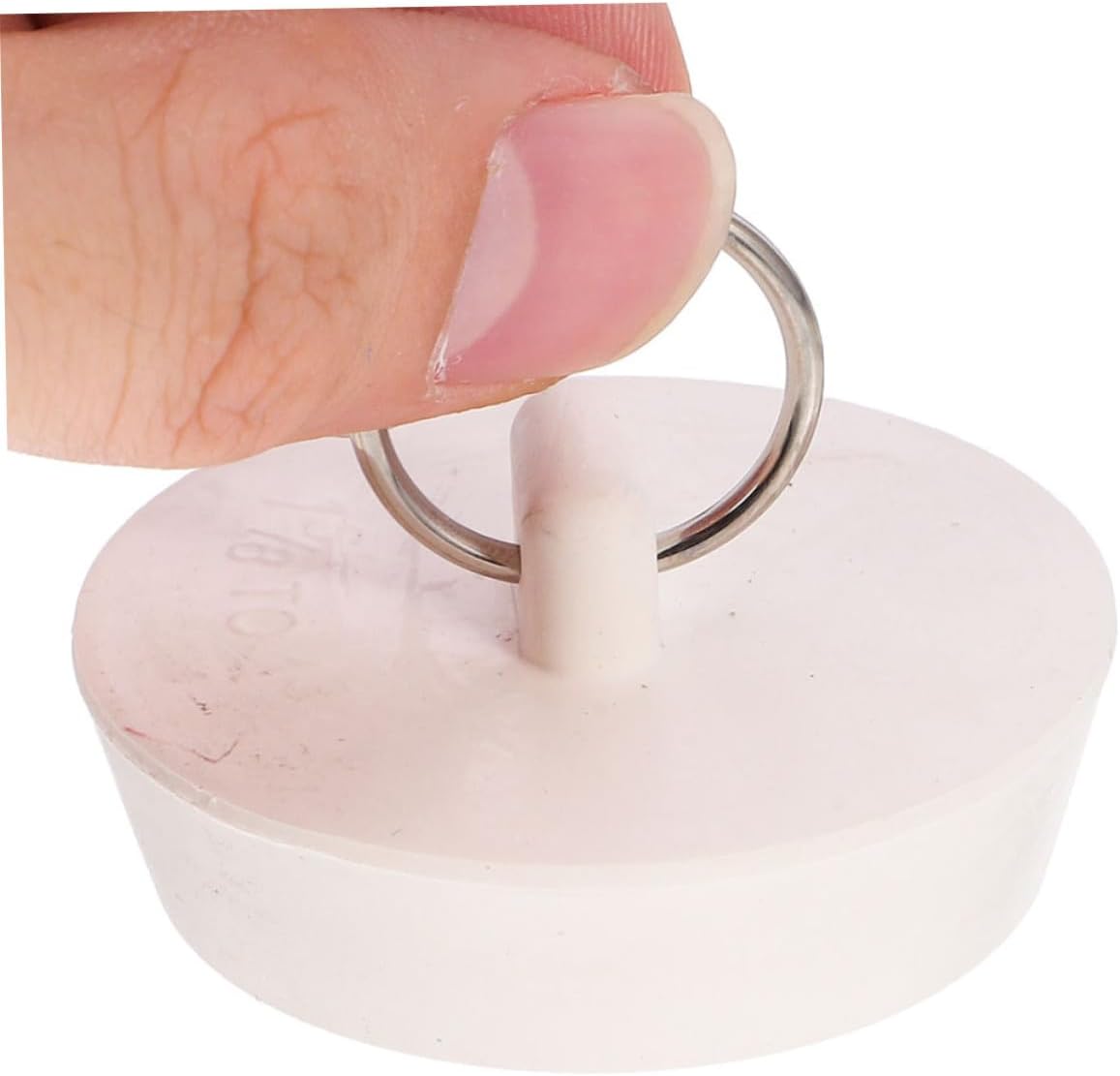NUOBESTY 16pcs Rubber Bathtub Drain Stoppers and Kitchen Sink Seal Plugs, Flexible Water Pipe Sealing Covers with Rings for Bathroom, Laundry, Wash Basin Drain Accessories