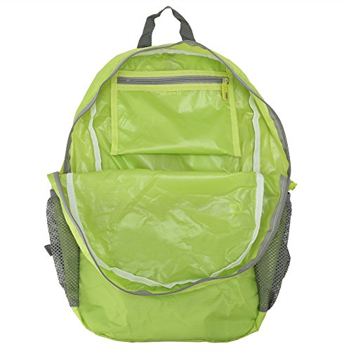 Evecase Packable Daypack Lightweight Water Resistant Outdoor Hiking Bag - Green #TOP3