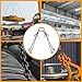 SALUINOKI Lift Chain Sling with Hooks 10Ft 4 Way x 1/4 inch 6600lbs 3 Ton for Chains Lifting