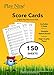 Play Nine: The Card Game of Golf! Original Score Cards- 3 Pack