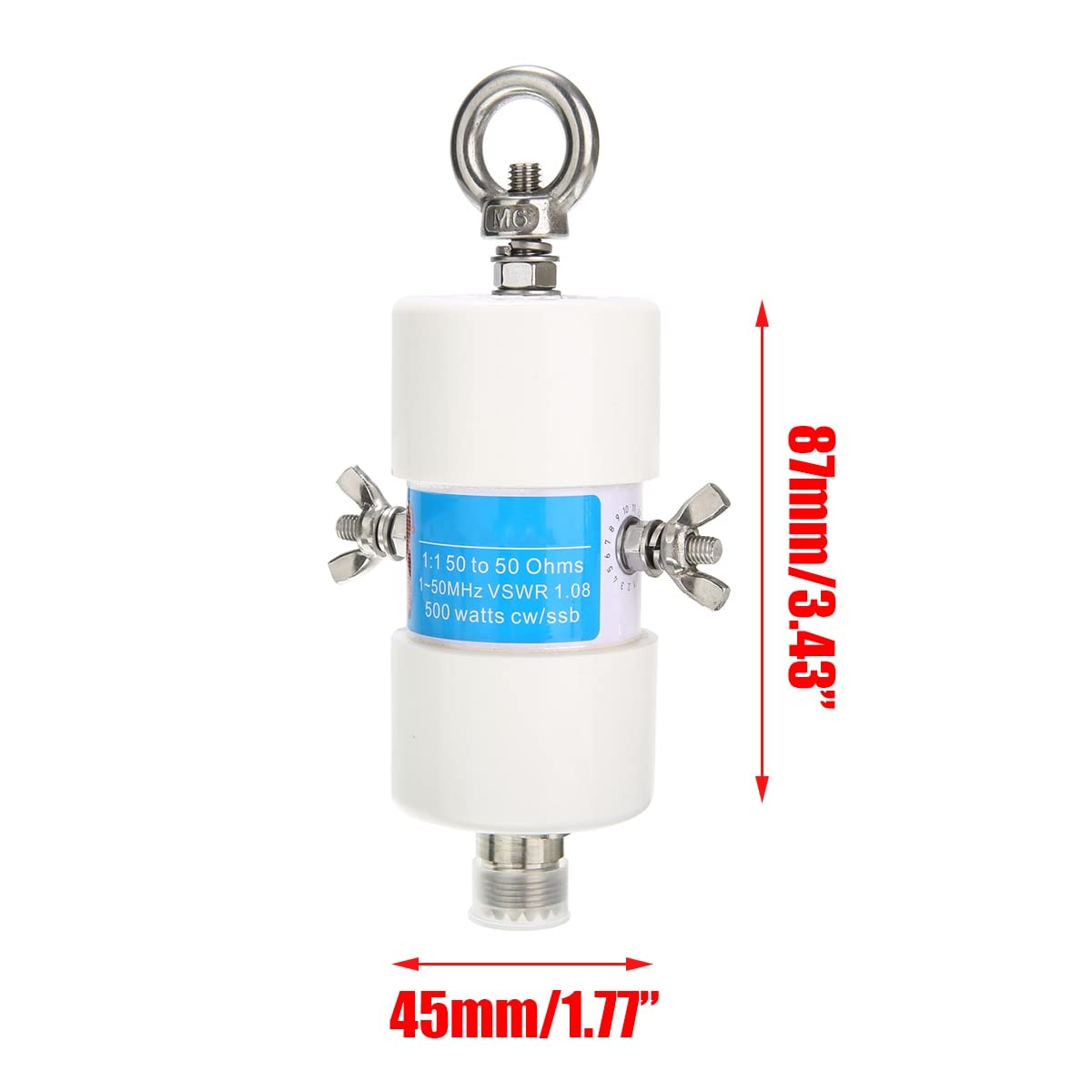 50' Hank of 6/20 Plastic Coated Guy Wire for Antenna Mast - 20 Gauge - Down Guy