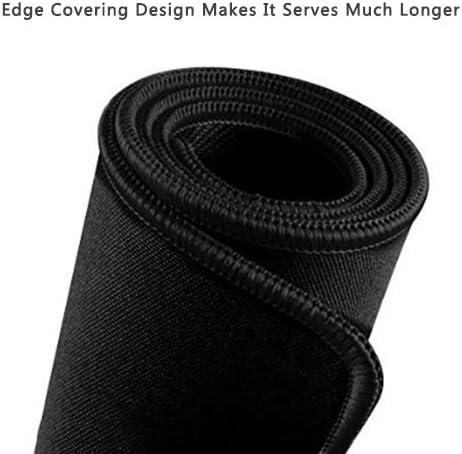 Miniatura 5 de Tapete para mouse Cmhoo extragrande, de goma antideslizante, bordes cosidos y con una superficie de textura optimizada. Mide 27.5 x 11.8 x 0.1