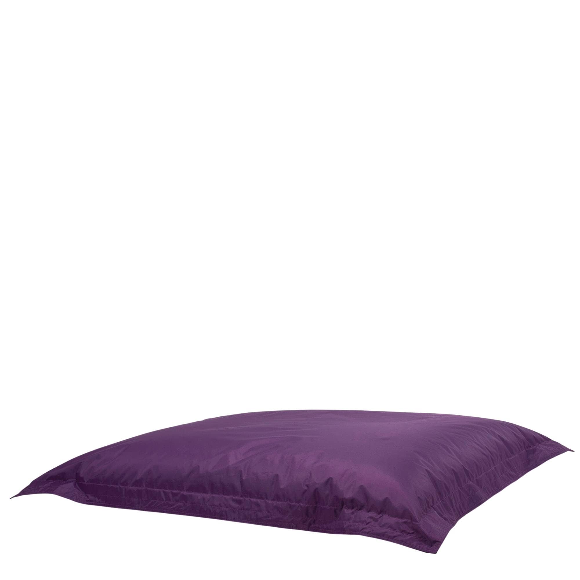 Bean Bag Bazaar Pouf Geant XXL, Pouf Poire avec Remplissage, Violet
