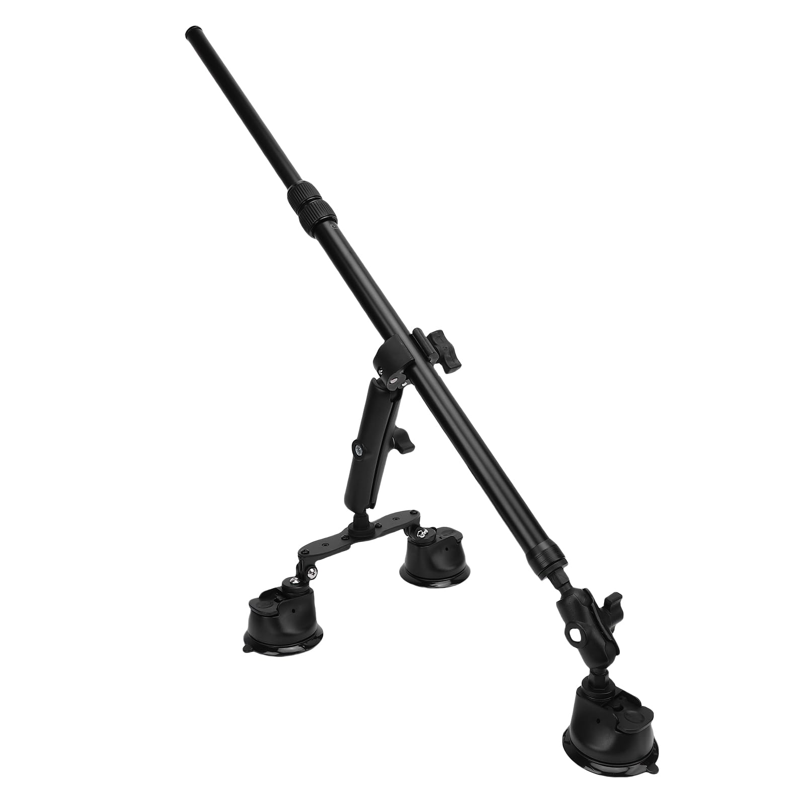 Kit di montaggio a ventosa compatibile con fotocamera X5 X4 X3 X2, supporto da tetto per auto con ventose in silicone da 3,3 pollici, braccio flessibile, bastone selfie 45-120 cm